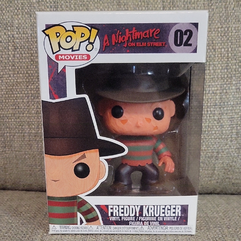 Funko Freddy Krueger Figure with Black Hat and Red-Green Sweater